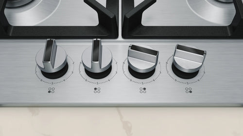 Neff T26CIH8N0 - Stainless Steel 60cm Gas Hob - 4 Burners