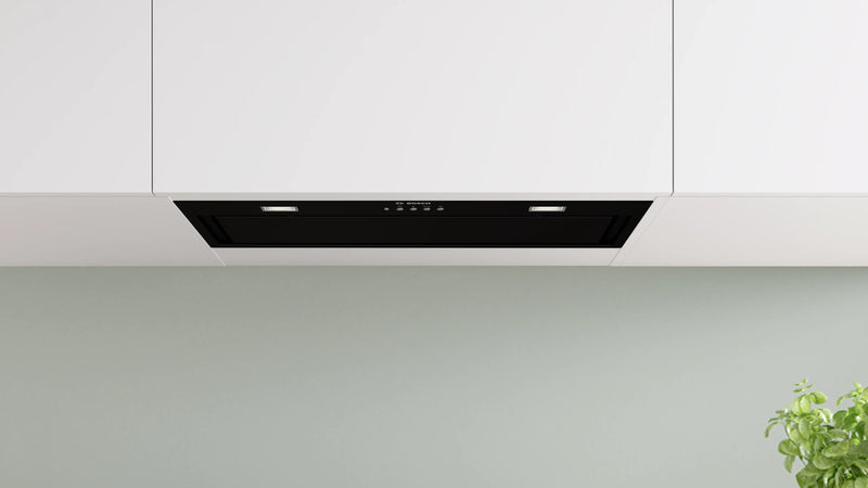 Bosch Series 6 DLN77AC60B - Black 70cm Canopy Cooker Hood - 730 m³/h Boost - A energy