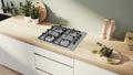 Bosch PBP6B5K60 - Stainless Steel 60cm Gas Hob - 4 Cooking Zones