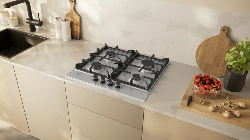 Neff T26CIP8N0 - Stainless Steel Gas Hob - 60cm 4 Burners - FlameSelect®