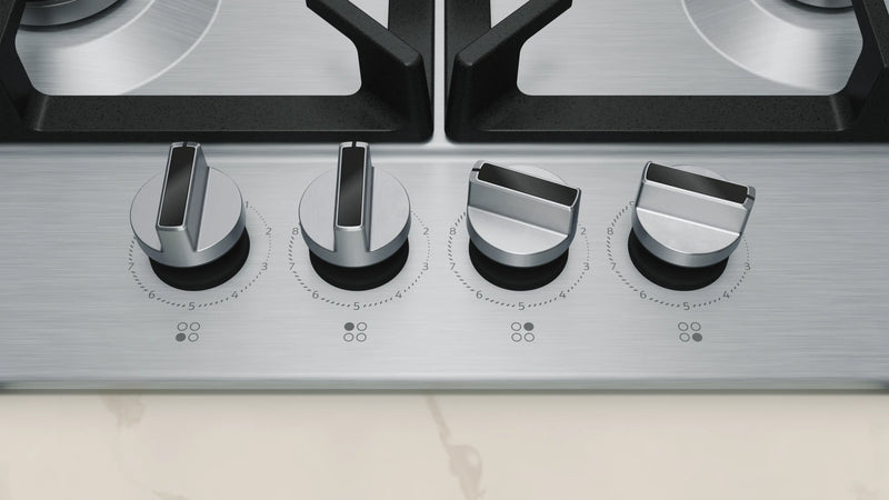 Neff T26CIP8N0 - Stainless Steel Gas Hob - 60cm 4 Burners - FlameSelect®