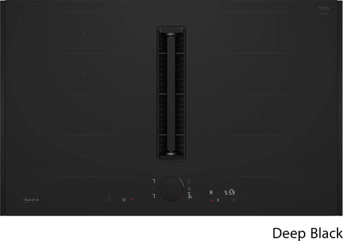 Neff V68YYX4B0 - Matt Black 80cm Induction Hob with Integrated Ventilation - 4 Zones - B Energy
