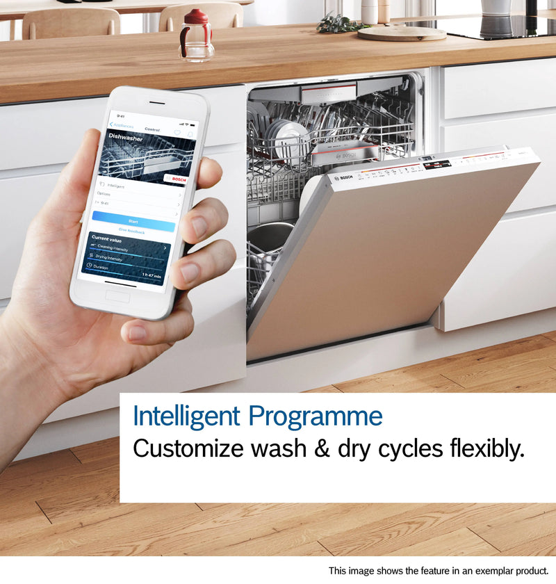 Bosch Series 6 SMS6TCI01G - Silver Freestanding Dishwasher - A energy