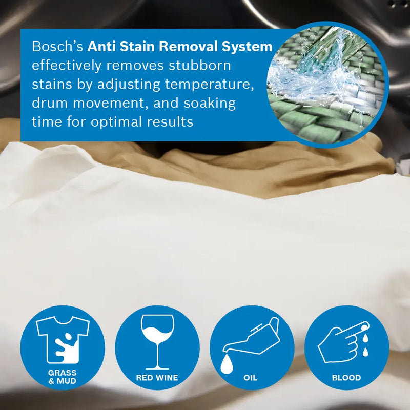 Bosch Series 8 WNC25410GB - White 10.5KG/6KG Washer Dryer - 1400 RPM - A/D energy