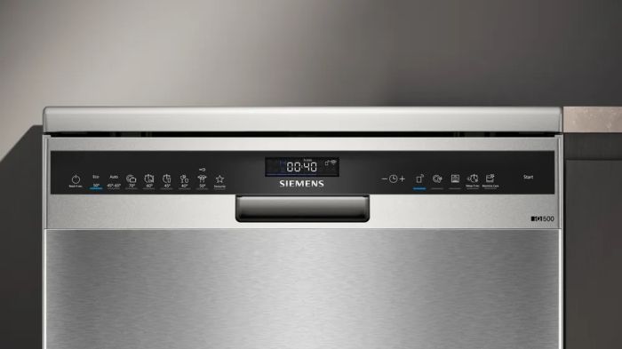 Siemens SN25ZI07CE - Stainless Steel 14 Place Setting Freestanding Dishwasher - A Rated