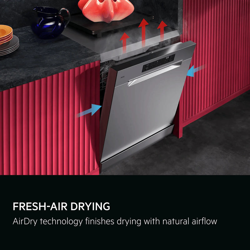 AEG GF5200D2SNM - Stainless Steel Dishwasher - 14 Place Settings - D Energy