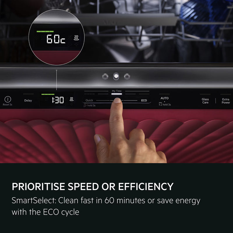AEG GI5200C2SN - White Fully Integrated Dishwasher - 13 Place Settings - C Energy