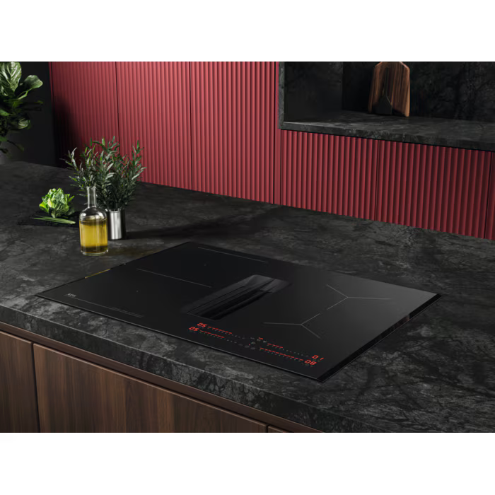 AEG TCH74B01FZ - Black 71cm Venting Hob - A+ Rated