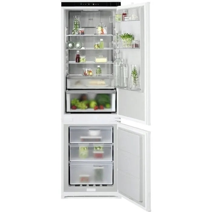 AEG TC8MS181CS - White Integrated Fridge Freezer - 186L/62L - C Energy