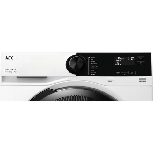 AEG TR729A4B - White 9KG Heat Pump Tumble Dryer - C Energy Rating