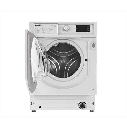 Hotpoint BI WMHG 81485 UK - Integrated 8KG Washing Machine - 1400 RPM - B energy - Display