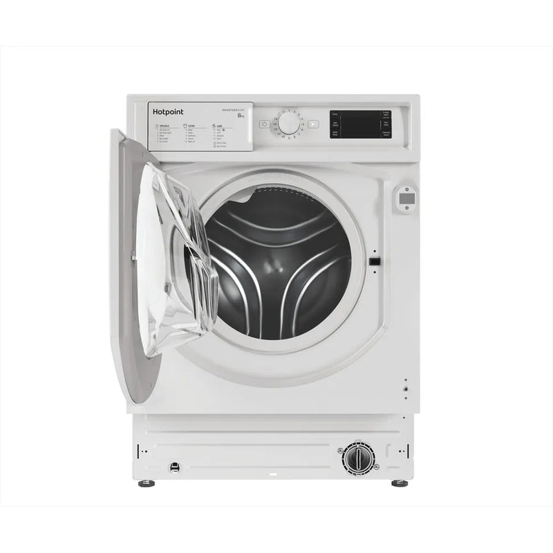 Hotpoint BI WMHG 81485 UK - Integrated 8KG Washing Machine - 1400 RPM - B energy - Display