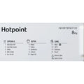 Hotpoint BI WMHG 81485 UK - Integrated 8KG Washing Machine - 1400 RPM - B energy - Display