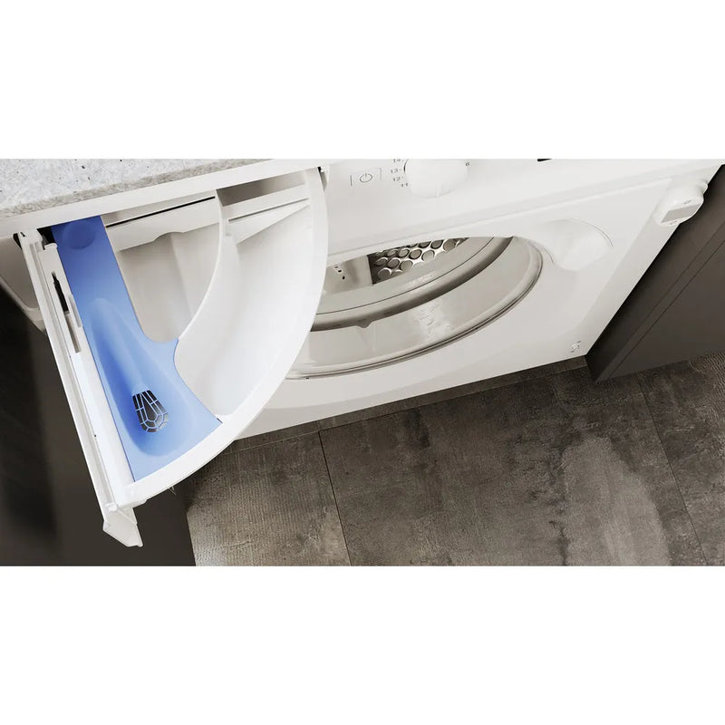 Hotpoint BI WMHG 81485 UK - Integrated 8KG Washing Machine - 1400 RPM - B energy - Display