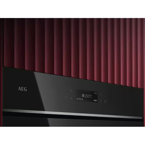AEG TE7CP61B - Gloss Black Built-in Double Oven - 61L - A Energy