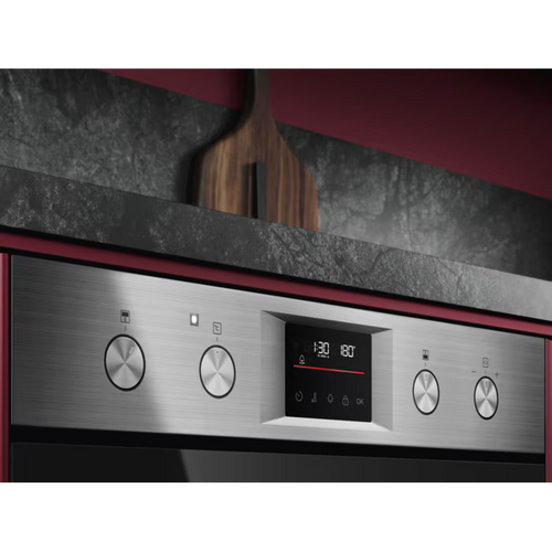 AEG OU5CU40M - Stainless Steel Built-Under Double Oven - 45L & 42L - A Energy