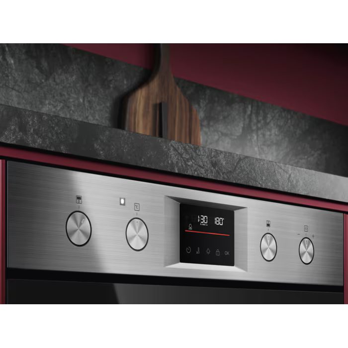AEG OU5CU40M - Stainless Steel Built-Under Double Oven - 45L & 42L - A Energy