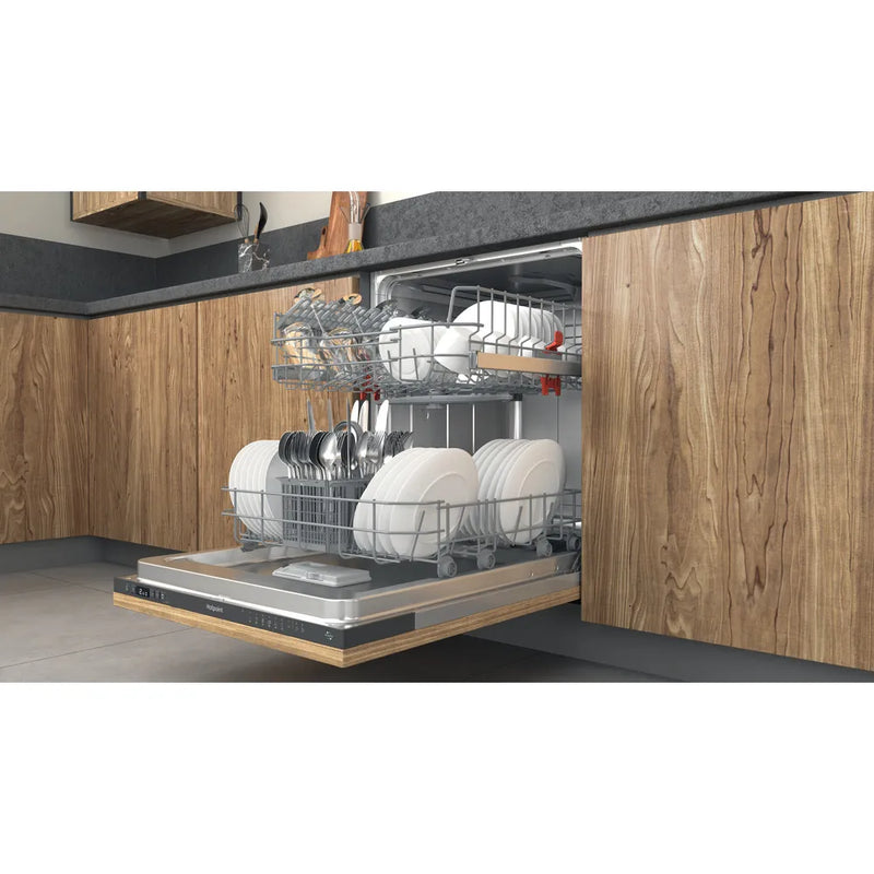 Hotpoint H2I HD526 B UK - Black Integrated Dishwasher - E energy