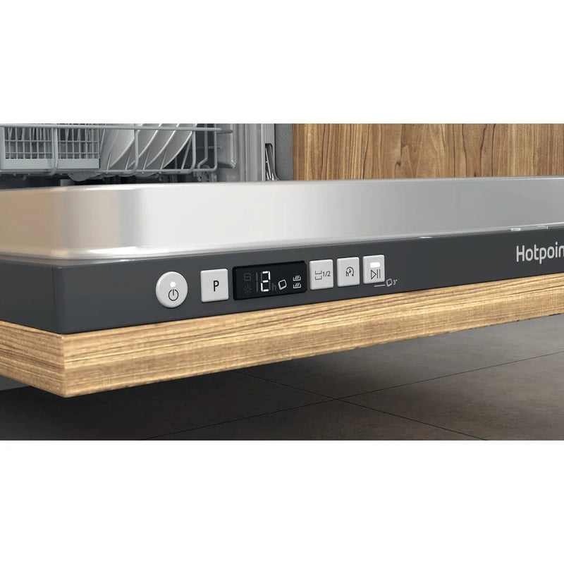 Hotpoint H2I HD526 UK - Silver Integrated Dishwasher - E energy