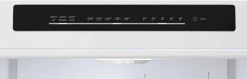 Bosch KGN392LAGG - Stainless Steel Look Fridge Freezer - 260L/103L Capacity - A Energy Rating