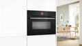 Bosch Series 8 CMG7241B1B - Black Electric Built-in Combination Microwave