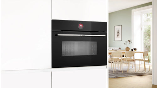 Bosch Series 8 CMG7241B1B - Black Electric Built-in Combination Microwave