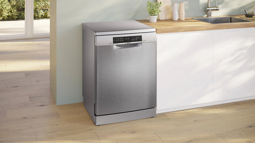 Bosch Series 6 SMS6TCI01G - Silver Freestanding Dishwasher - A energy