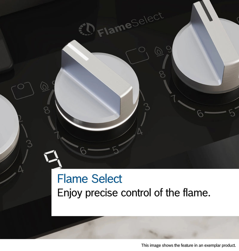 Bosch Series 6 PPM9A6I40 - Black Gas Hob - 90cm - 5 Cooking Zones