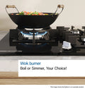 Bosch Series 4 PGQ7B5K90 - Stainless Steel 75cm Gas Hob - 5 Cooking Zones