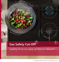 Neff T27CIQ8S0 - Black Gas Hob - 75cm - 5 Cooking Zones