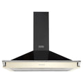 Stoves ST S900 RICH CHIM RAIL CC - Classic Cream 90CM Chimney Cooker Hood - 64dB - A energy