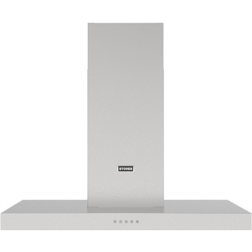 Stoves ST STERLING CHIM 100T STA - Stainless Steel 100cm T-Shape Cooker Hood - 600m3/h Extraction - A+ Energy Rating