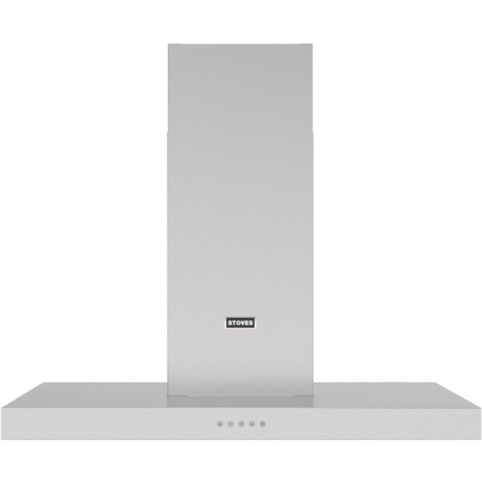 Stoves ST STERLING CHIM 100T STA - Stainless Steel 100cm T-Shape Cooker Hood - 600m3/h Extraction - A+ Energy Rating