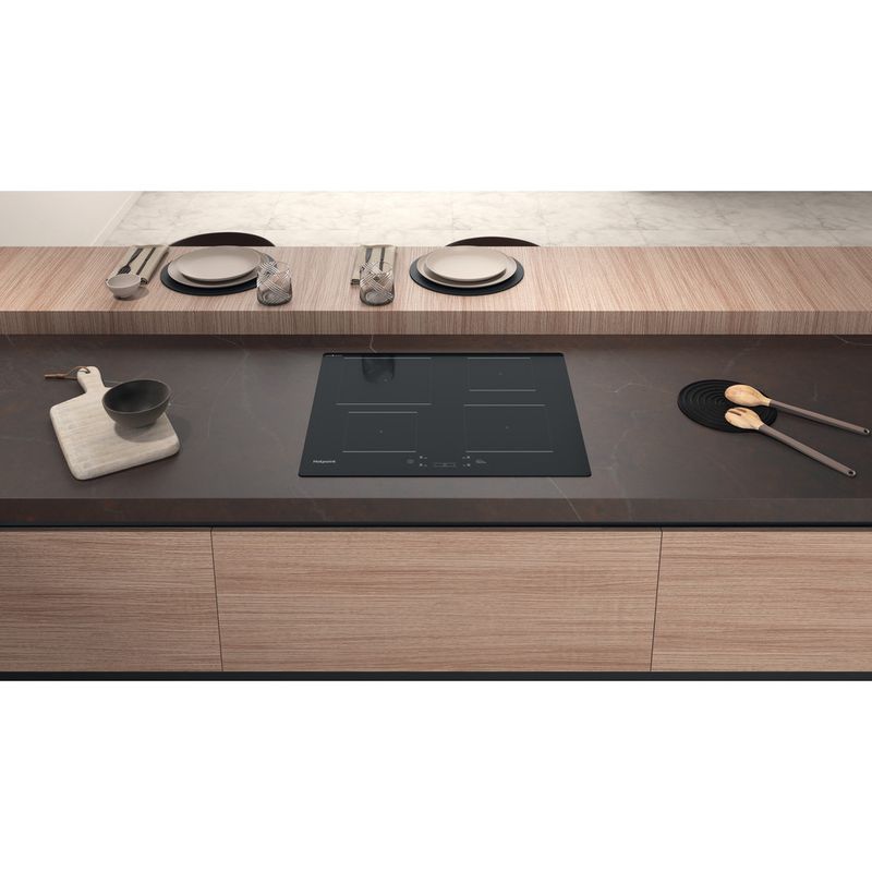 Hotpoint TQ 1460S CPNE - Black Induction Hob - 60cm - CleanProtect Nano-Coating