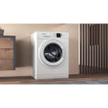 Hotpoint NSWF 846 W UK - White Freestanding 8KG Washing Machine - 1400 RPM - A energy
