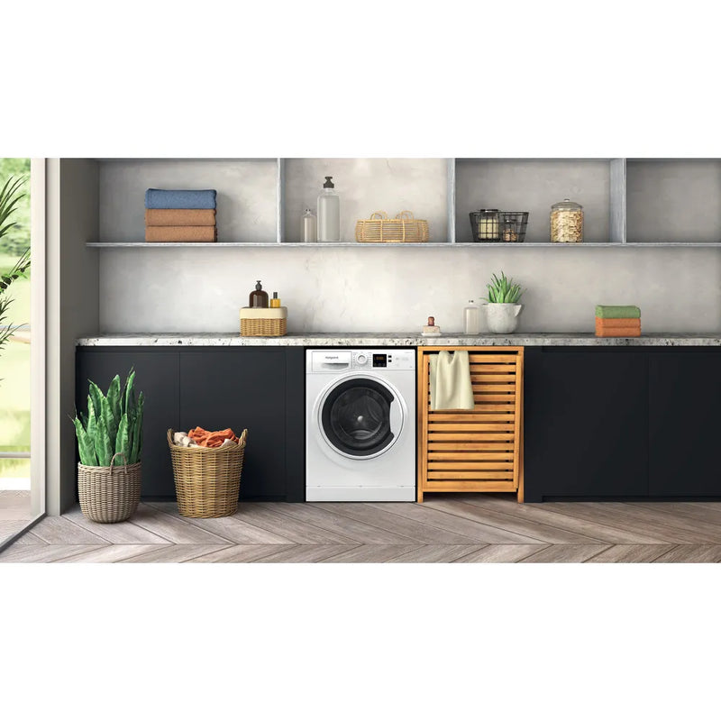 Hotpoint NSWA 1146 WW UK - White 11KG Washing Machine - 1400 RPM - A energy
