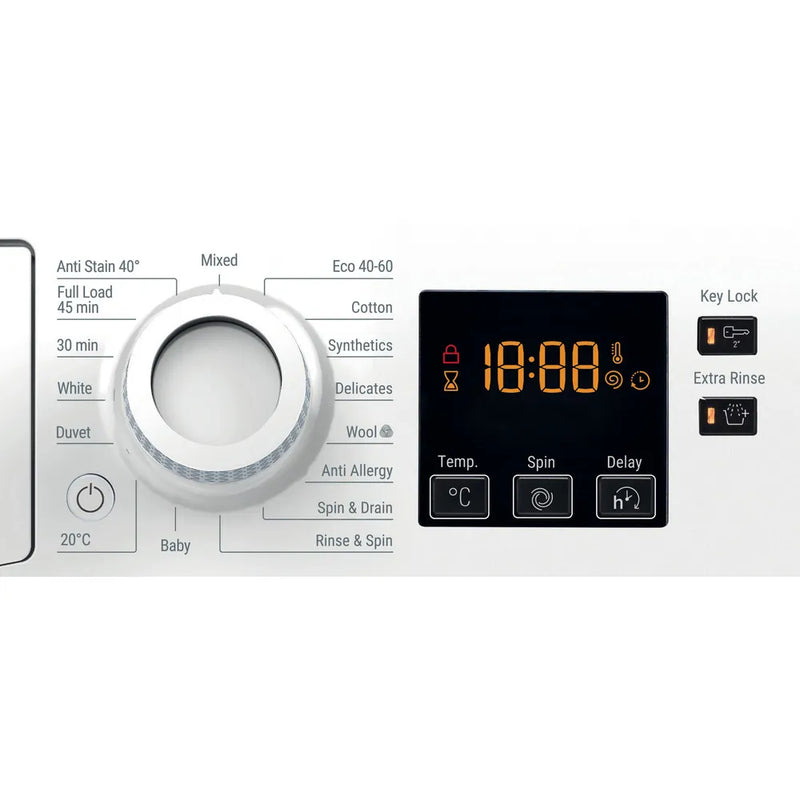 Hotpoint NSWA 1146 WW UK - White 11KG Washing Machine - 1400 RPM - A energy