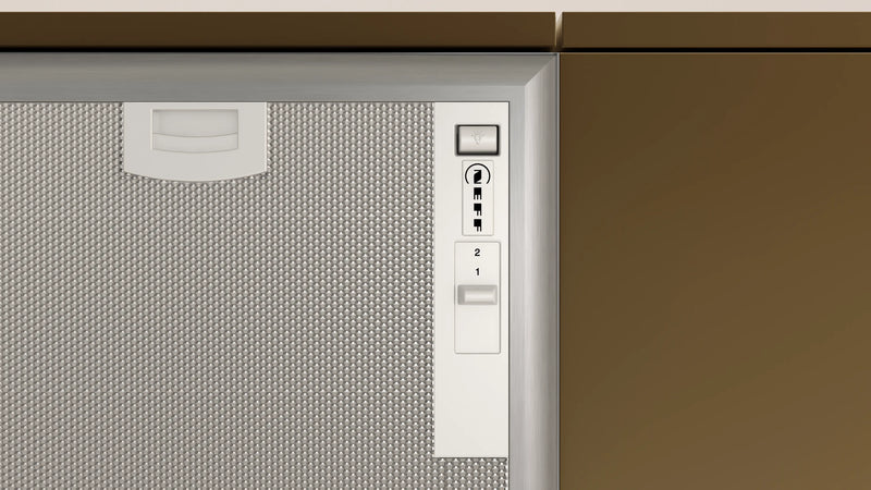 Neff D5655X2GB - Silver Metallic Canopy Cooker Hood - 53cm - D Energy