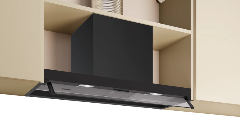N 50 D85XCC2S0B - Matt Black Integrated Design Extractor Hood - 80cm - B Energy