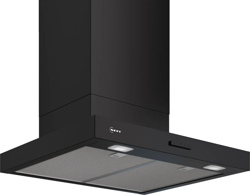 N 50 D65BCC2S0B - Matt Black Wall-Mounted Cooker Hood - 60cm - B Energy