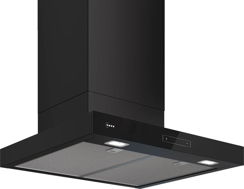 Neff D67BDN2S0B - Matt Black 60cm Chimney Extractor Hood - 699 m³/h - A++ Energy