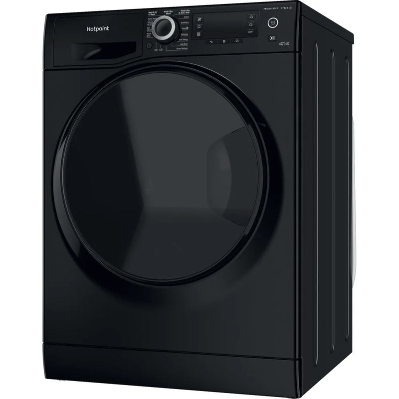 Hotpoint NDD 86448 BDA UK - Black 8KG Washer Dryer - 1400 RPM - C energy