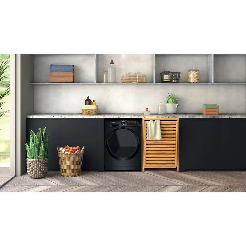 Hotpoint NDD 86448 BDA UK - Black 8KG Washer Dryer - 1400 RPM - C energy