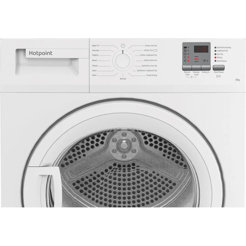 Hotpoint C HD C82 WWGD UK - White 8KG Condenser Tumble Dryer - B Energy