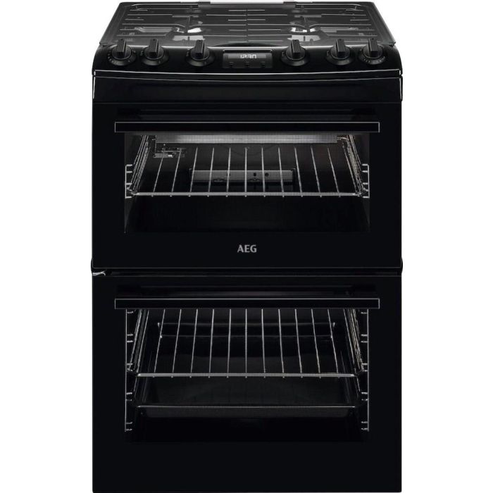 AEG CGX6130ACB - Black Gas Double Cooker - 83L - A Energy Rating