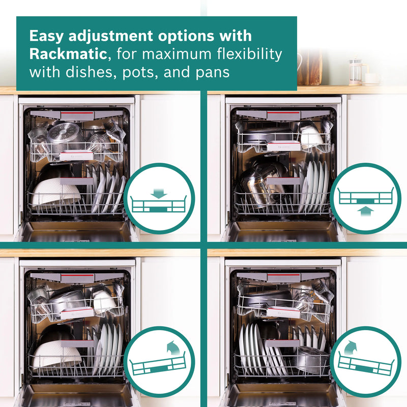 Bosch Series 4 SMS4EMW06G - White Freestanding Dishwasher - B energy