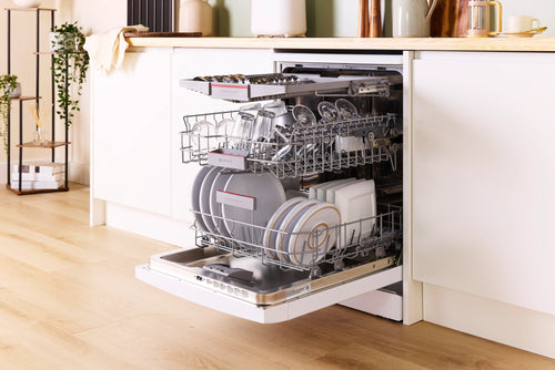 Bosch Series 4 SMS4EMW06G - White Freestanding Dishwasher - B energy