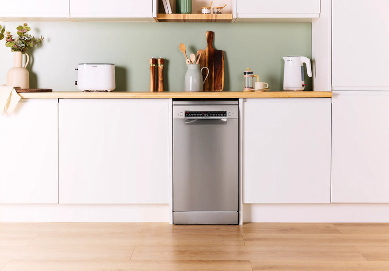 Bosch Series 4 SPS4HMI49G - Silver Freestanding Dishwasher - E energy
