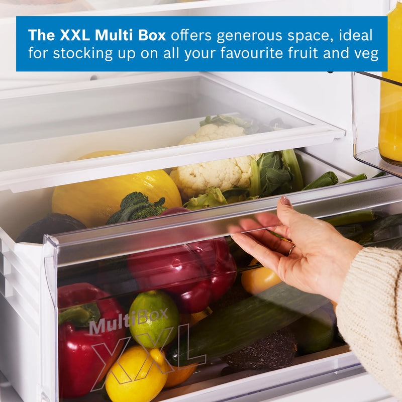 Bosch Series 2 KIV87NSE0G - Integrated 70/30 Fridge Freezer - E energy