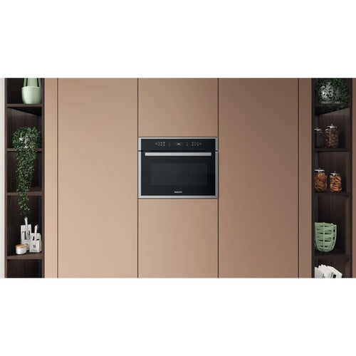 Hotpoint HCW6O7HTSXUK - Inox Built-In Microwave - 53L Capacity - 950W